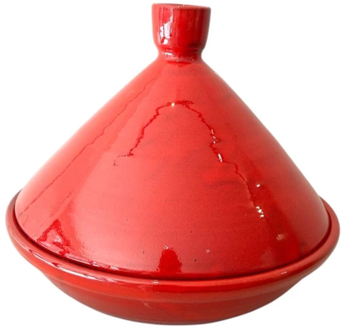 VAL POTTERY Tangy tajine - rood
