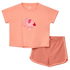 WOODY Meisjes pyjama - perzikoranje - 18m