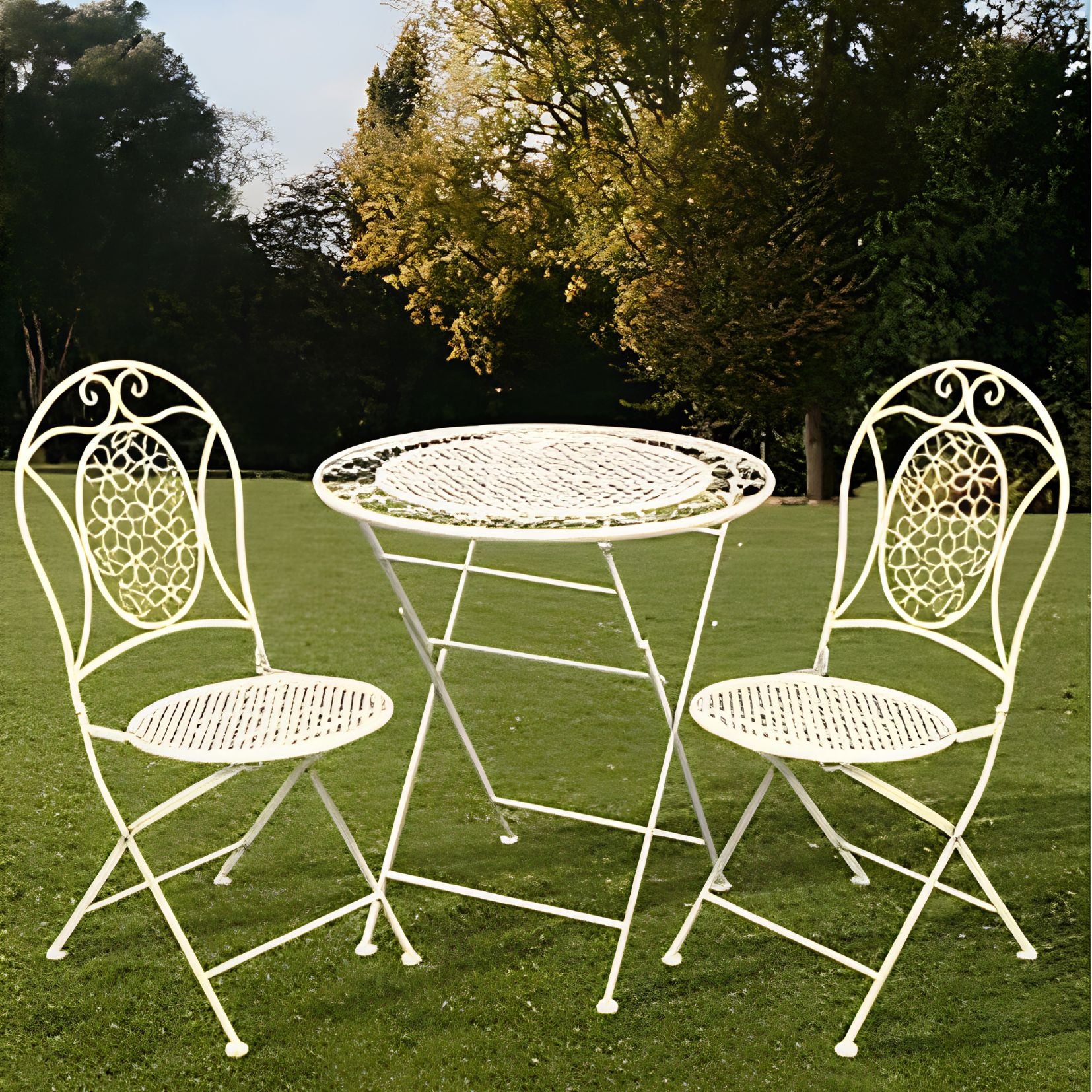 FLOWERS Bistro set - tafel met 2 stoelen 680180